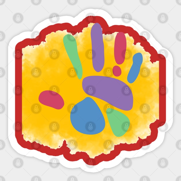 COLORFUL HOLI 3 Sticker by ShubShank